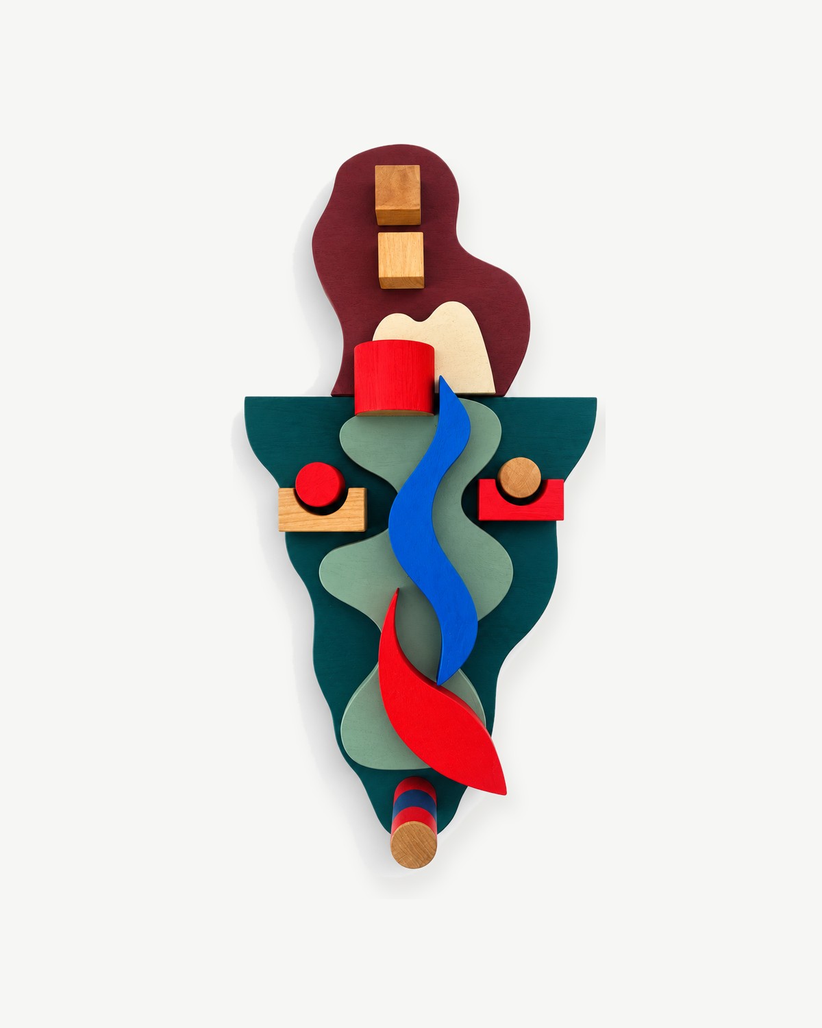 Composition No. 22 — Painted wood, by GdBO