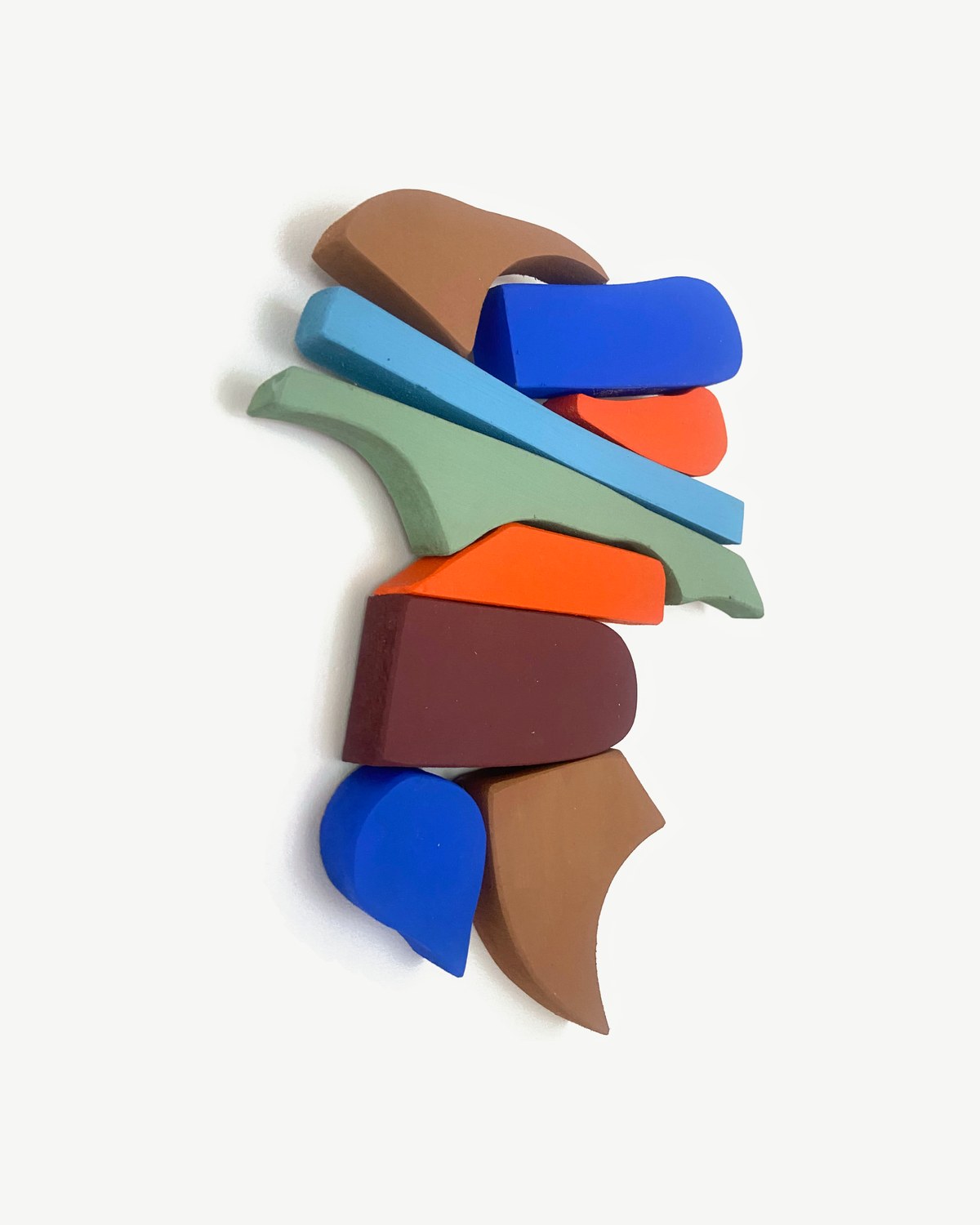 Composition No. 17 — Painted wood, by GdBO