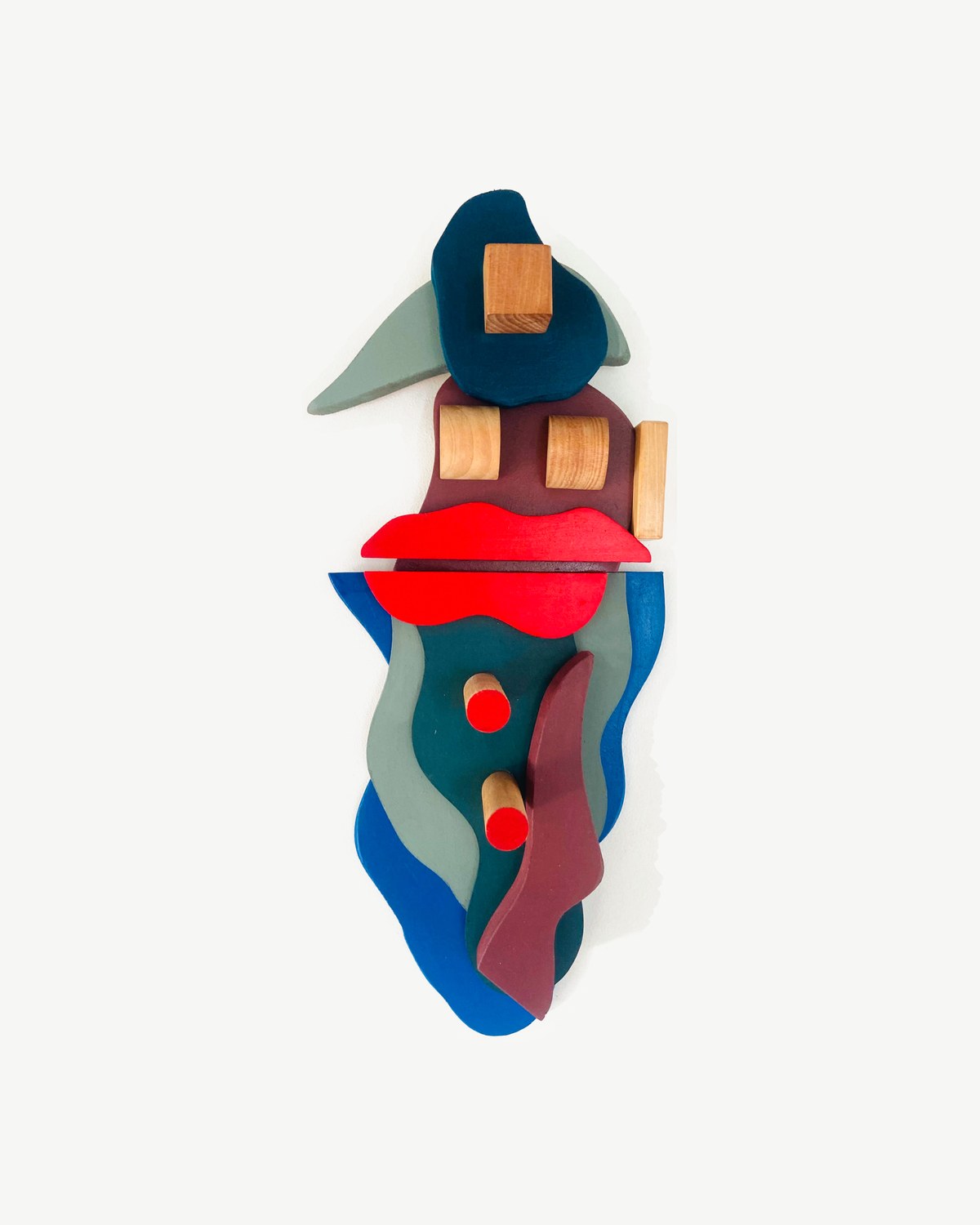 Composition No. 24 — Painted wood, by GdBO