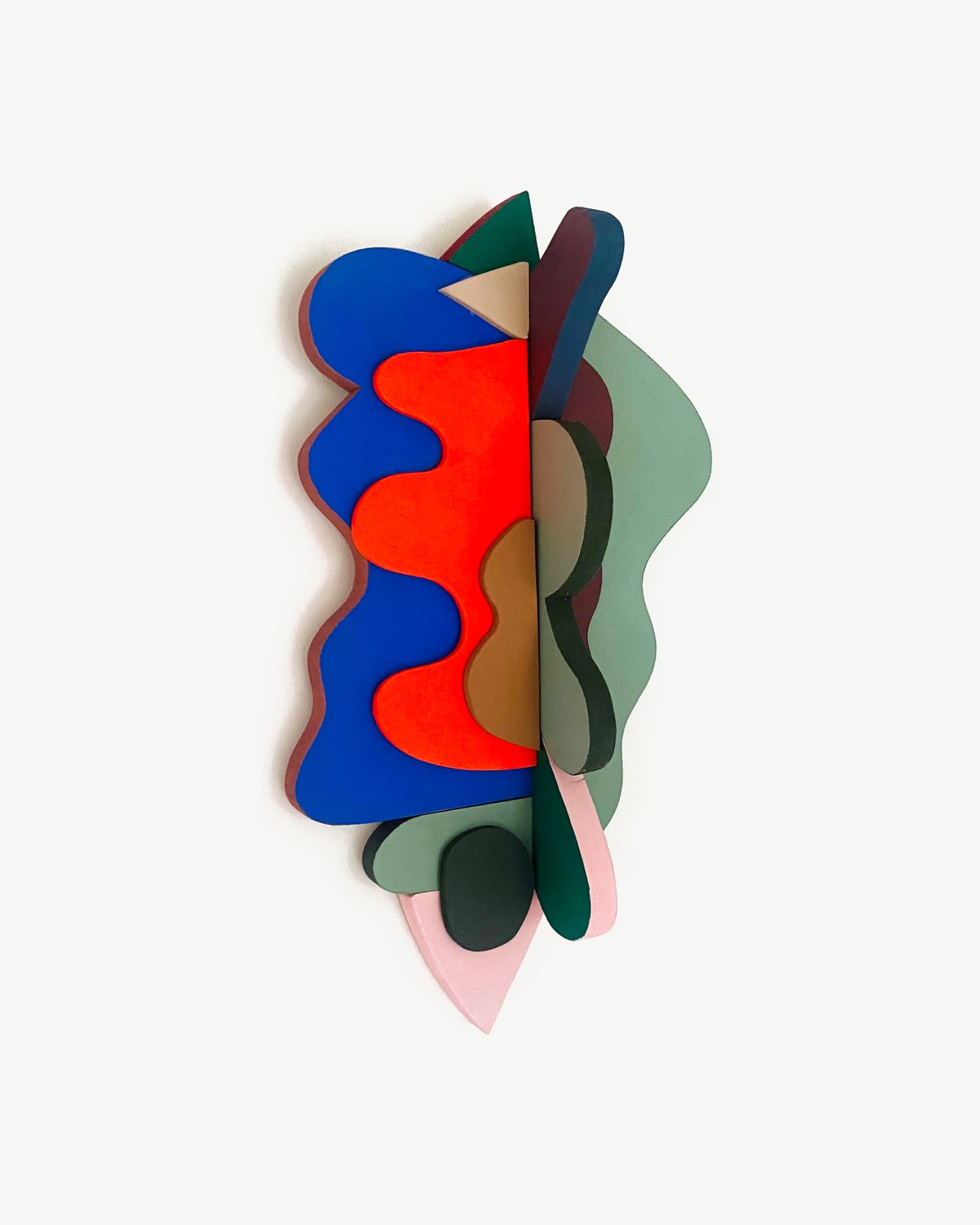 Composition No. 05 — Painted wood, by GdBO