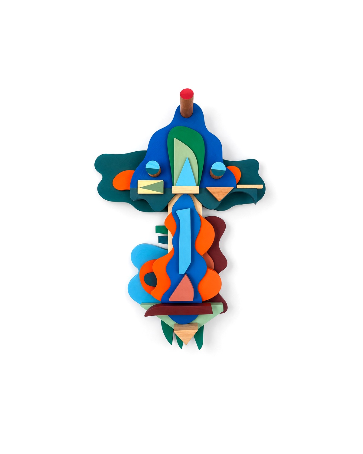Composition No. 25 — Painted wood, by GdBO