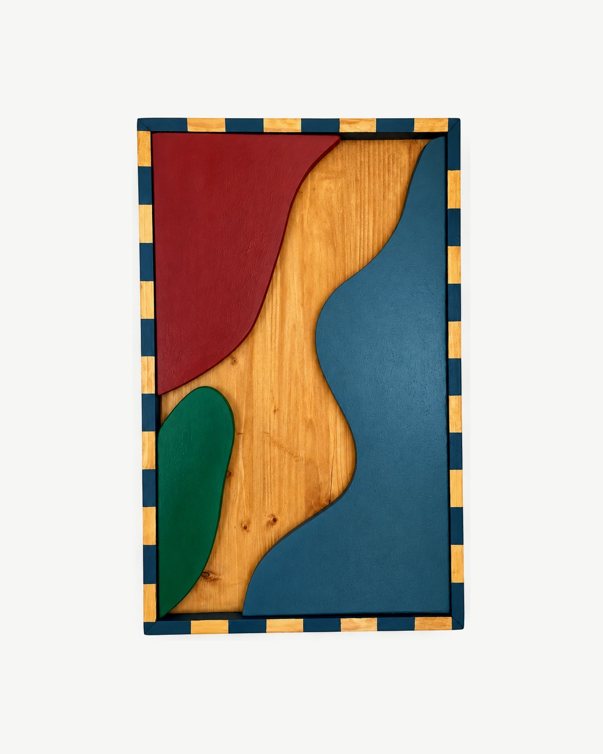Composition No. 08 — Painted wood, by GdBO