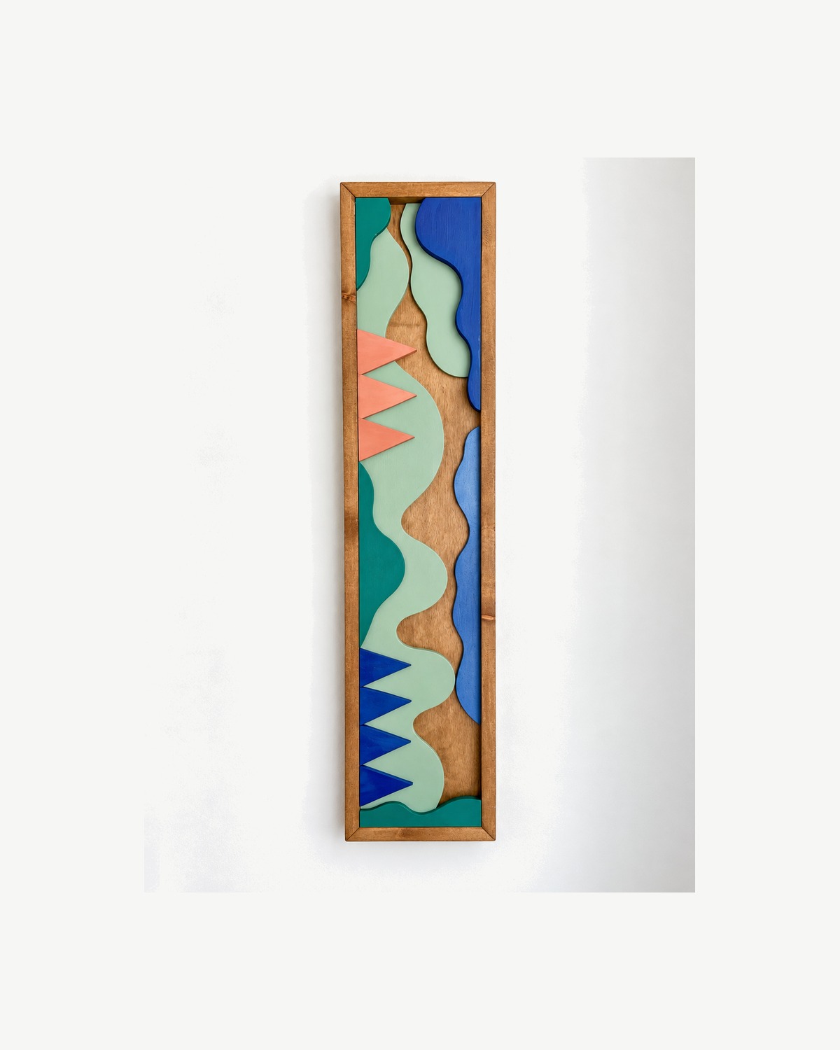 Composition No. 11 ter — Painted wood, by GdBO
