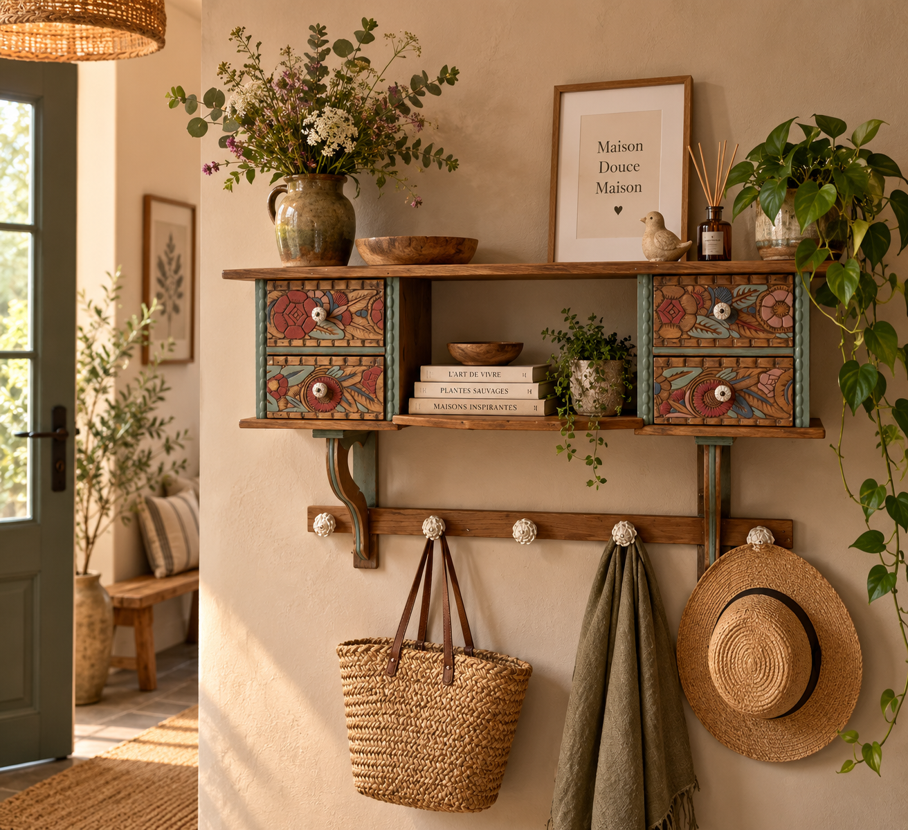 Wall console, customised by GdBO