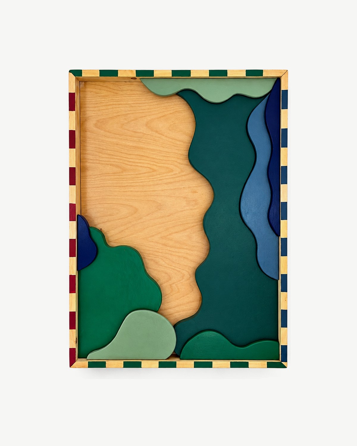 Composition No. 09 — Painted wood, by GdBO