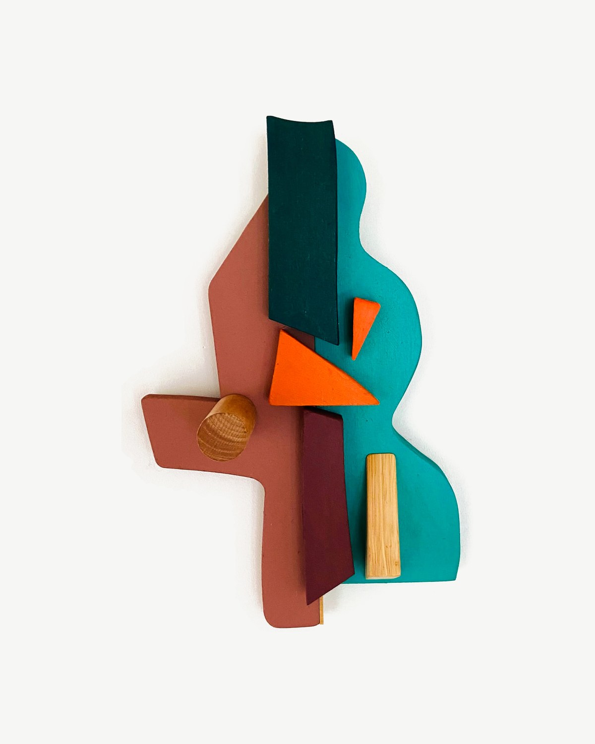 Composition No. 16 — Painted wood, by GdBO