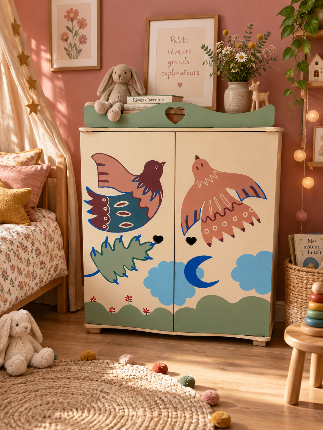 Children’s cabinet, customised by GdBO