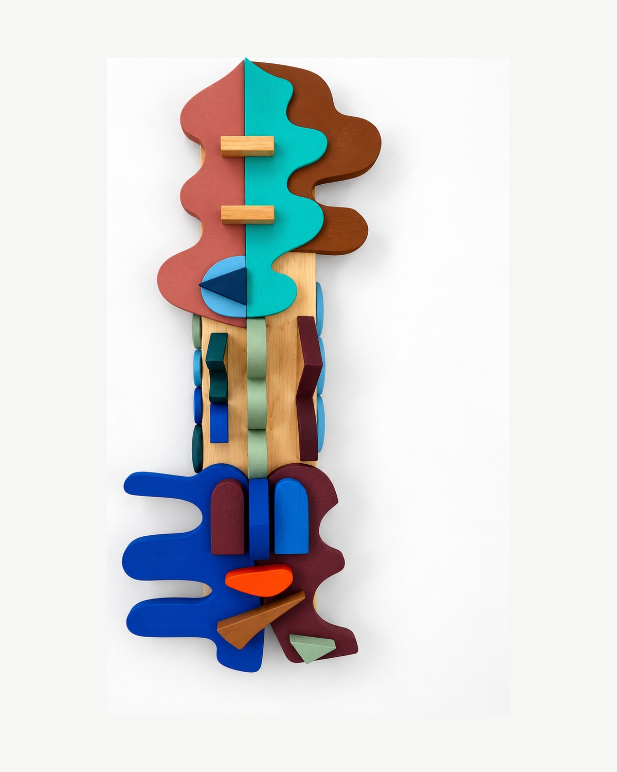 Composition No. 26 — Painted wood, by GdBO