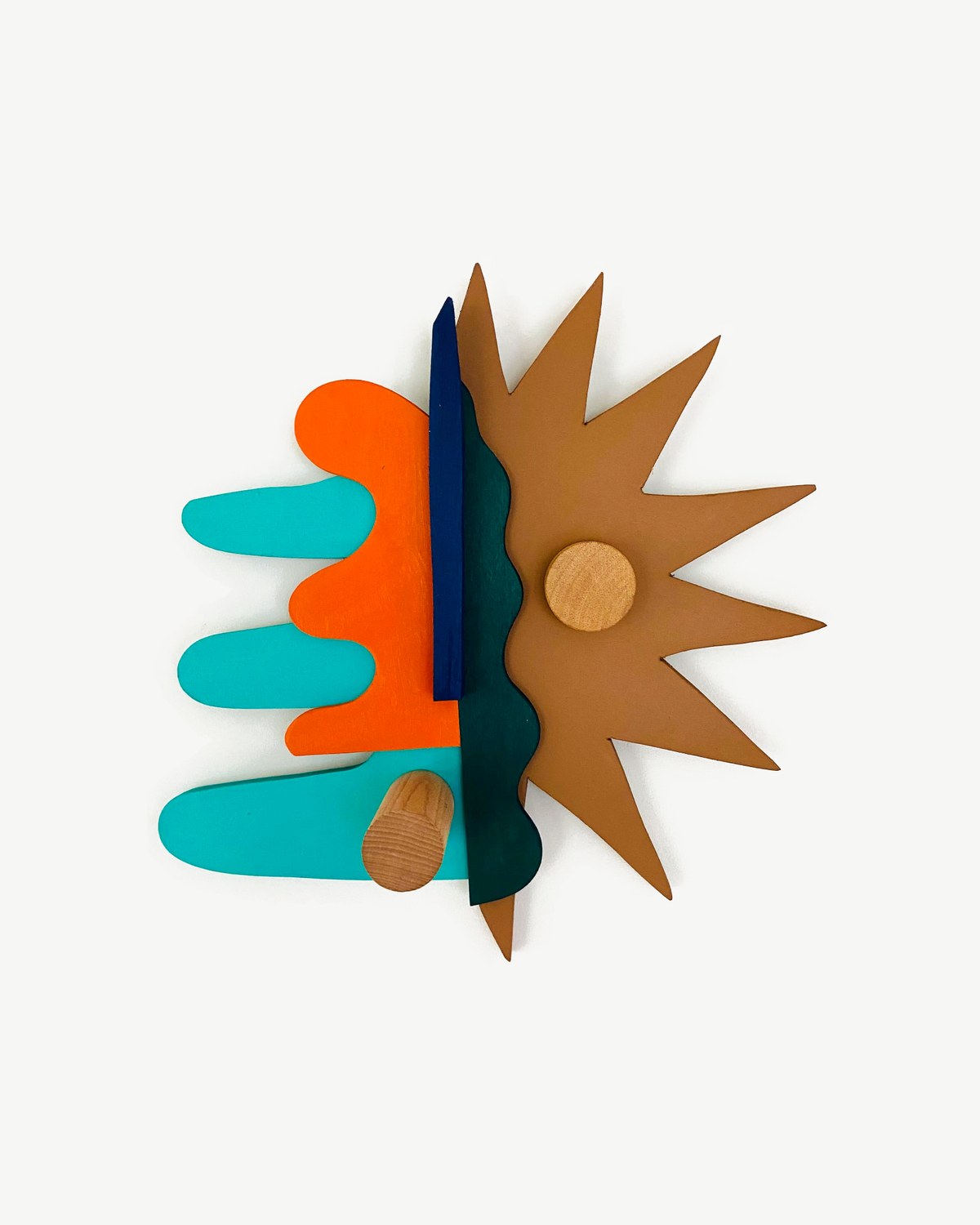 Composition No. 15 — Painted wood, by GdBO