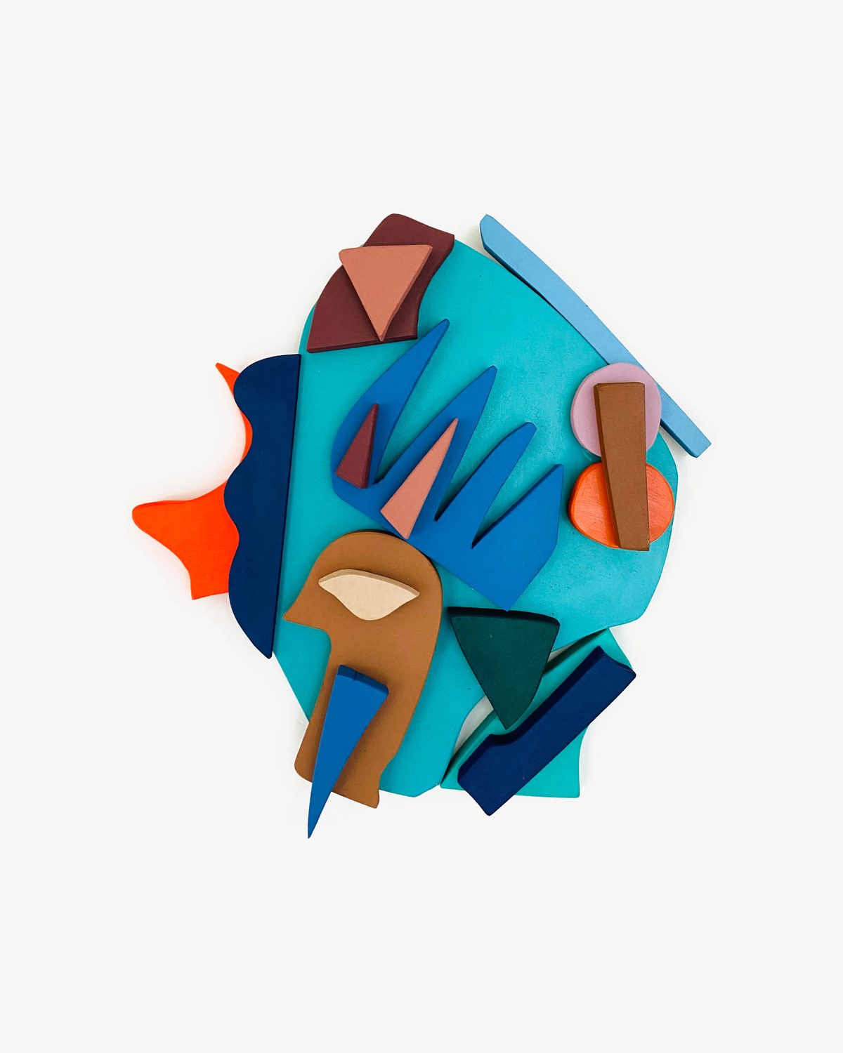 Composition No. 14 — Painted wood, by GdBO